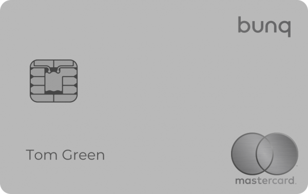 bunq Carte Metal Mastercard Front