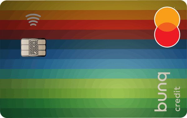 easyTravel bunq Carte Mastercard Front