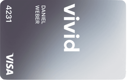 Vivid Money Meta lCard Grey