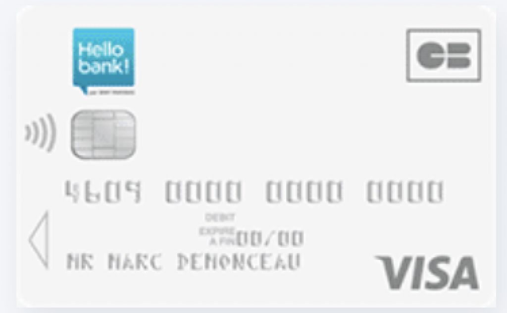 Carte Visa Hello One - Hello Bank