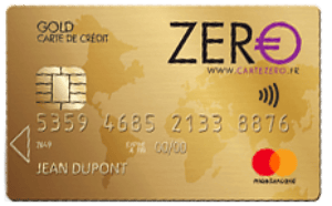 Carte credit Zero mastercard gold - New Financer