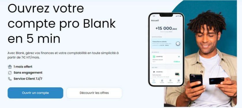 Blank banque compte bancaire - New Financer