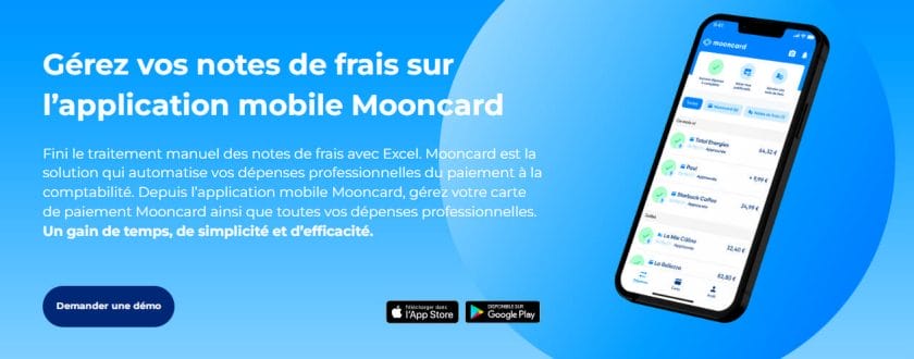 la carte Mooncard l'application mobile - New Financer