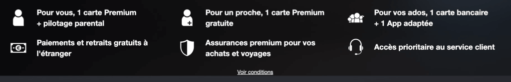 Avantages Orange Bank pack premium - New Financer