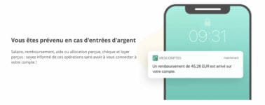 Notification mobile BNP Paribas avis - New Financer